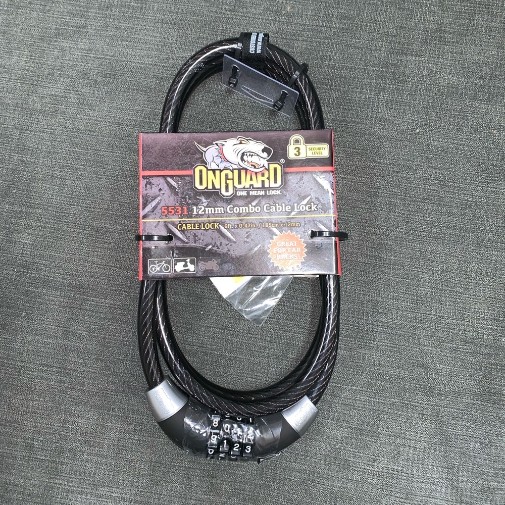 Combo cable lock